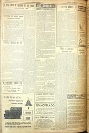 Página do jornal Unitário de novembro de 1955