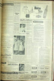 Página do jornal Unitário de novembro de 1955