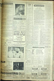 Página do jornal Unitário de novembro de 1955