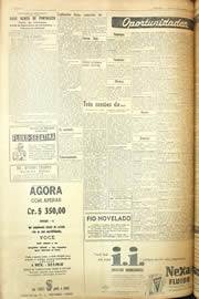 Página do jornal Unitário de novembro de 1955