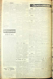 Página do jornal Unitário de novembro de 1955