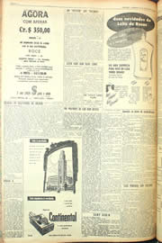 Página do jornal Unitário de novembro de 1955