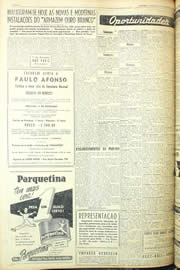 Página do jornal Unitário de novembro de 1955