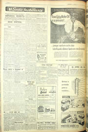 Página do jornal Unitário de novembro de 1955