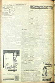 Página do jornal Unitário de novembro de 1955