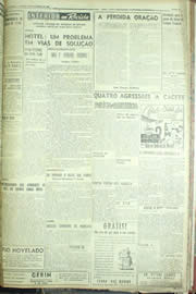 Página do jornal Unitário de novembro de 1955