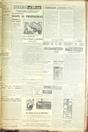 Página do jornal Unitário de dezembro de 1955