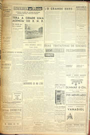 Página do jornal Unitário de dezembro de 1955