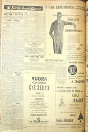 Página do jornal Unitário de dezembro de 1955
