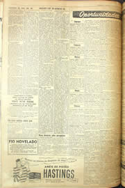 Página do jornal Unitário de dezembro de 1955