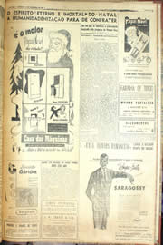 Página do jornal Unitário de dezembro de 1955