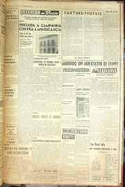 Página do jornal Unitário de dezembro de 1955