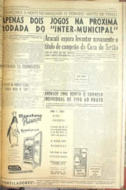 Página do jornal Unitário de dezembro de 1955