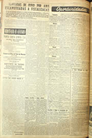 Página do jornal Unitário de dezembro de 1955