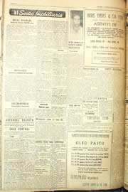 Página do jornal Unitário de dezembro de 1955