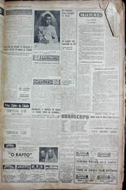 Página do jornal Unitário de janeiro de 1956