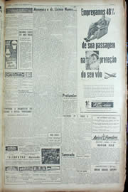 Página do jornal Unitário de janeiro de 1956