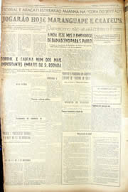 Página do jornal Unitário de janeiro de 1956