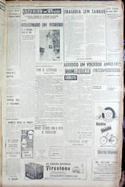 Página do jornal Unitário de janeiro de 1956