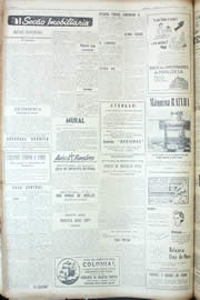 Página do jornal Unitário de fevereiro de 1956