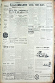 Página do jornal Unitário de fevereiro de 1956