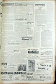 Página do jornal Unitário de março de 1956