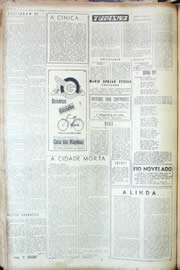 Página do jornal Unitário de março de 1956