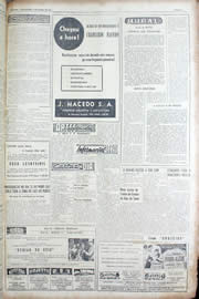 Página do jornal Unitário de março de 1956