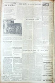 Página do jornal Unitário de março de 1956