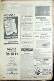 Página do jornal Unitário de março de 1956