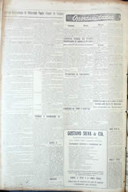 Página do jornal Unitário de março de 1956