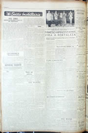 Página do jornal Unitário de março de 1956
