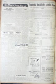 Página do jornal Unitário de março de 1956