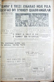 Página do jornal Unitário de abril de 1956
