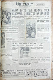 Página do jornal Unitário de abril de 1956