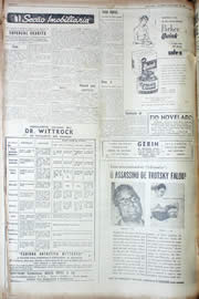 Página do jornal Unitário de abril de 1956