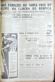 Página do jornal Unitário de abril de 1956