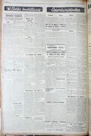 Página do jornal Unitário de abril de 1956