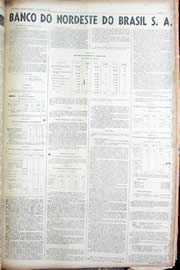Página do jornal Unitário de abril de 1956