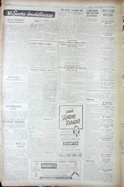 Página do jornal Unitário de abril de 1956