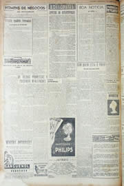 Página do jornal Unitário de abril de 1956