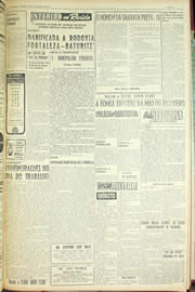 Página do jornal Unitário de maio de 1956