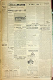 Página do jornal Unitário de maio de 1956