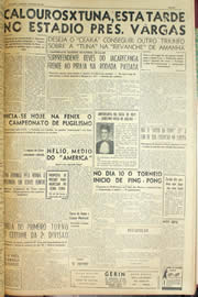 Página do jornal Unitário de maio de 1956