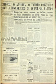 Página do jornal Unitário de maio de 1956