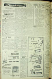 Página do jornal Unitário de maio de 1956