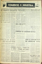 Página do jornal Unitário de maio de 1956