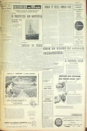 Página do jornal Unitário de maio de 1956