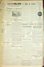 Página do jornal Unitário de maio de 1956
