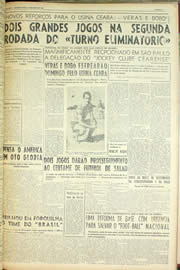 Página do jornal Unitário de maio de 1956